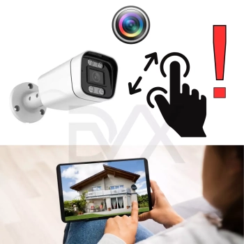 Zestaw do monitoringu w domu firmie 4x kamera 5mpx 2K MT5 DVX rejestrator NVR dysk 1TB